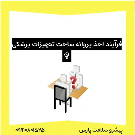 فرآیند اخذ پروانه ساخت تجهیزات پزشکی